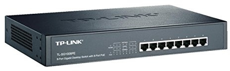 TP-Link TL-SG1008PE Switch PoE Ethernet Réseau Gigabit 8 Ports 10/100/1000 Mbps - Garantie à Vie - Idéal Partage de Connexion et Mise en réseau pour Les Petites Entreprises et Les Bureaux domestiques