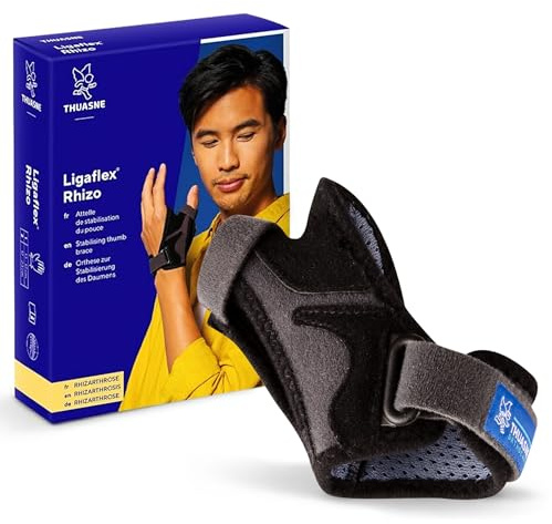 Tummenskena/tumstöd – tum-immobiliseringsdelad/tumstöd för tummen artros, tummstukning eller följande tumkirurgi. Size: 2, Right Size: 2, Right