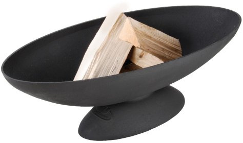 Esschert Design FF132 Eldskål, Svart, 78 cm x 37 cm x 26 cm