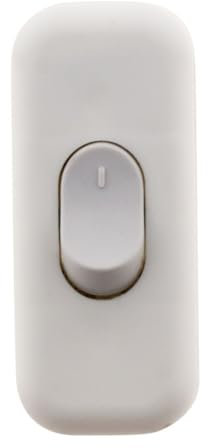 Zenitech - Interruttore Unipolare 2A - Installazione Murale - Compatibile con Circuiti di Illuminazione - Design Discreto per Interni - Materiale Resistente in Plastica - Bianco