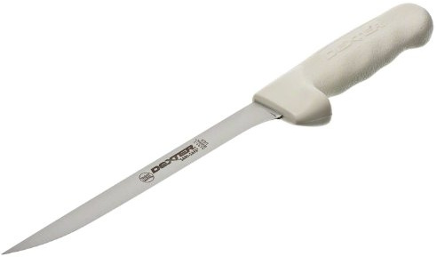 Dexter-Russell Sani-Safe S133-7-PCP 7 Narrow Fillet Knife with Polypropylene Handle, High Carbon DEXSTEEL Blade, NSF Certified, Made in USA