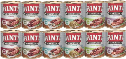 Rinti Hundefutter Nassfutter Mischpaket Multipack 2, Mix (12x800g)