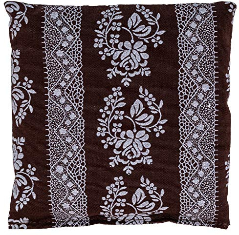 Cuscinetto termico - Cuscino con semi di uva - Maronne fiore- 12x12cm - piccolo - Terapia calda e fredda