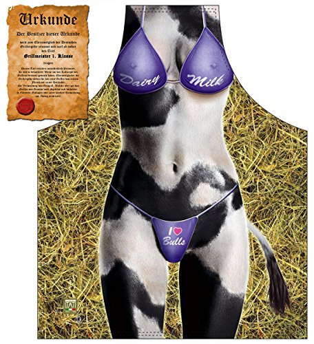 Sexy Grillschürze ! Top Scherzartikel zum Geburtstag, für Partys, Karneval,…: Cowgirl !! GRATIS Urkunde dabei !!