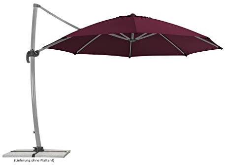 Schneider Rhodos Rondo Parasol Ø 350 cm Bordeaux
