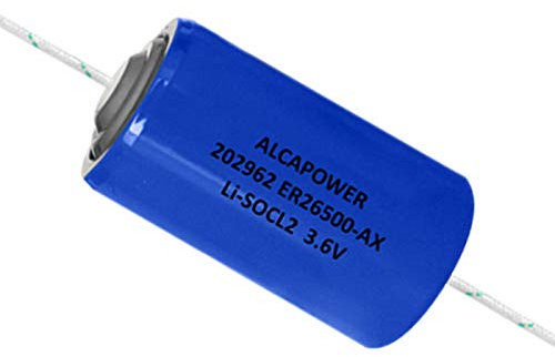 ALCAPOWER - Batteria Pila Li-SOCL C 3.6V 9000mAh con reofori Alcapower 202962