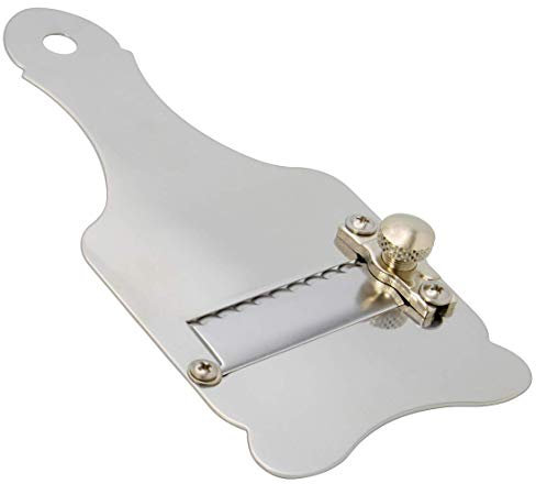 GSD Cortador de trufas de Acero Inoxidable, Plateado, 19 x 9 x 2 cm