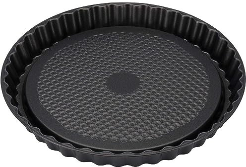 Westmark Obstbodenform Back Meister - Ø 28 cm - Backform rund mit Antihaftbeschichtung - kaltgewalzter Stahl - Form für Tortenboden hitzebeständig bis 230 °C (anthrazit)