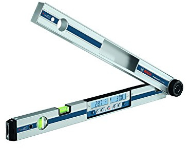 Bosch Professional Goniometro E Inclinometro GAM 270 MFL (Puntatore Laser, Calcolo Degli Angoli Obliqui, Campo Di Misura: 0 - 270º, Lunghezza: 60 cm)