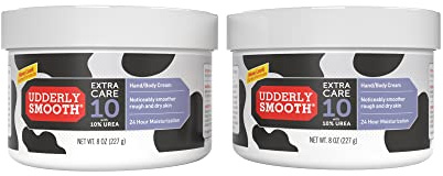 Udderly Smooth Extra Care Hand, Body & Foot Cream with 10% Urea, 8fl oz