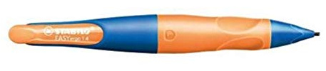 Ergonomischer Druck-Bleistift für Linkshänder - STABILO EASYergo 1.4 in ultramarine/neonorange - Härtegrad HB
