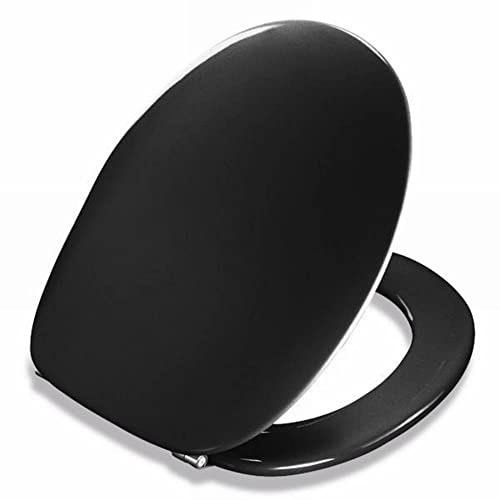 Pressalit 2000 WC-Sitz mit Deckel Schwarz