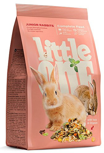 Little One Zwergkaninchenfutter | 900 g | Alleinfutter für Junge Zwergkaninchen bis 6 Monate | Ausgewogene Ernährung für Wachstum & Wohlbefinden | Reich an wichtigen Vitaminen