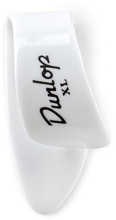 JIM DUNLOP Plektrum Daumen Weiß 12 Stück XL