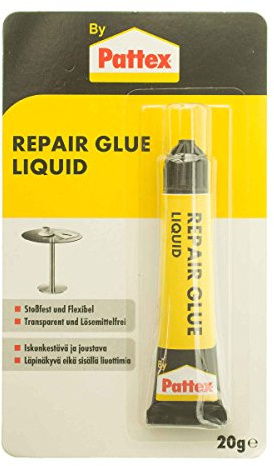 Pattex® Reparatur Kleber / Repair Glue 20g Flexibiel Glas Stein Metall Holz Styropor Textilien