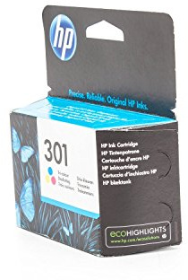 CH562EE#UUS HP Ink Crtrg 301 Dreifarbig HP 301 3 Farben. Ländersprachoptionen - UK GE FR NL IT DK. Für Deskjet, Officejet.