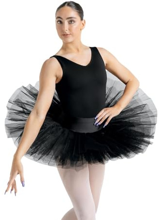 Capezio dam 10391 vuxen övning tutu (förpackning med 0)