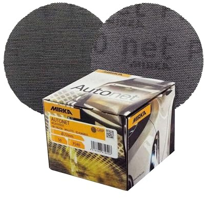 Mirka Autonet 77mm 3 Box 50 Sanding Discs - P240 Grit Abranet Automotive Refinishing Sandpaper Sanding Discs Solid Detailing System