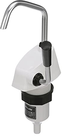 Whale GP0418 Flipper Pump Mk 4 Hand-Operated Galley Water Pump, 1/2-Inch Flexible Hose Connection, 1.85 GPM Max Flow Rate, Suitable for Fresh or Saltwater