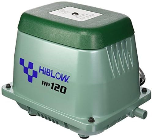 HiBlow Luftpumpe HP-120 150l/min bei 1,3m, Ausgang 18mm, 115 Watt