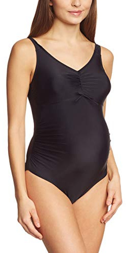 Speedo Grace Maternity Bañador Premama Bañadores de Mujer, Color Negra, Talla L