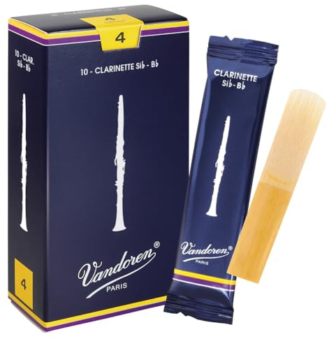 Vandoren Blatt Bb-Klarinette Traditionell Stärke: 4