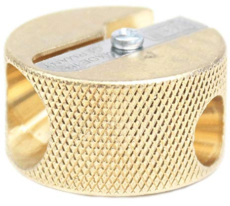Mobius+Ruppert 0602 Classic M+R - Afilador con 2 agujeros, dorado, 1 unidad