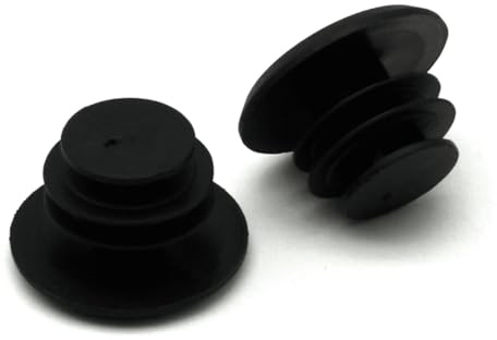Reverse Endkappen Kunststoff für Lock-On Griffe 2 Stück schwarz