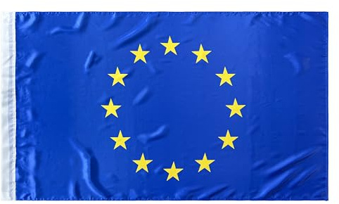 Durabol Bandiera di Europa 150 x 90 cm Double Pique Satin