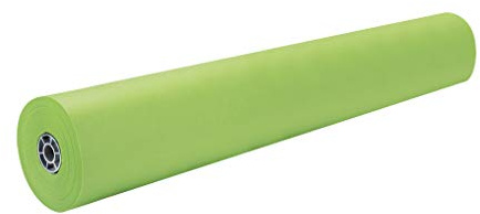 Pacon Rainbow Lightweight Duo-Finish Kraft Paper Roll, 3-Feet by 1000-Feet, Lite Green (63120)