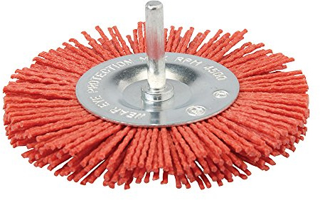 Silverline 589713 Nylon-Scheibenbürste 100 mm, grob