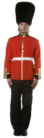 Dress Up America Conjunto de Disfraz de Soldado de la Guardia Real para Adultos – Conjunto de Disfraz de Guardia Real para Juegos de Rol, Eventos y Diversión.