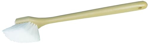 STAR BRITE Utility Long Handle Scrub Brush - Marine-Grade Heavy-Duty Stiff Bristled Scrubber - Extra Long Flagged Bristles for More Cleaning Power in Hard to Reach Areas - 20 (040026)