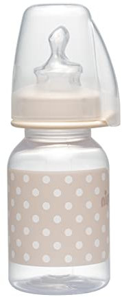 nip Bottiglia standard PP con tettarella anatomica in silicone 0-6 mesi, taglia S, 125 ml