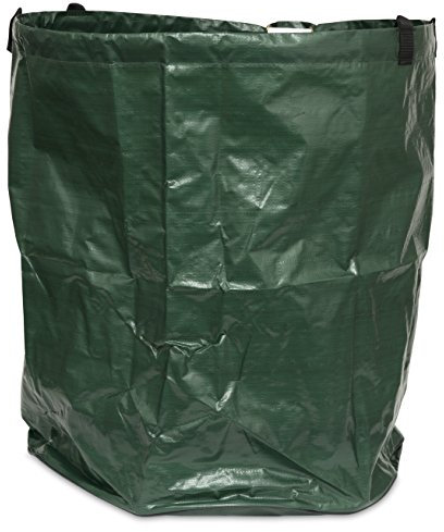 Windhager Borsa da Giardino, 80 l, Borsa da Giardino, Sacco per rifiuti da Giardino, Sacco per Foglie, Pieghevole, salvaspazio, Verde, 200 g/m², Diametro 45 x 50 cm, 06779