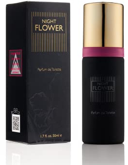 UTC Night Flower - EDT Perfume for Women - Citrus & Bergamot 55ml | Eau de Toilette for Women, Warm Fruity Scent, Blackcurrant, Sandalwood, Patchouli, Gift for Her, Everyday Wear