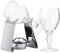 Spring Irish Coffee Set | inkl. 2 Irish Coffee Gläsern | Rechaud aus Edelstahl mit Brenner | auch für Cognac-Schwenker geeignet | Cocktail Zubehör | Eiskaffee Gläser groß