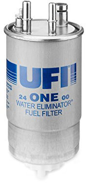 UFI Filters, Filtro Gasolio 24.ONE.00, Filtro Carburante per Ricambio, Adatto ad Auto, Applicabile su Diversi Modelli come Ford, Fiat e Tata
