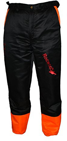 Rocwood Protective Chainsaw Trousers Size=XL Black/Orange