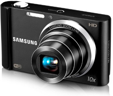 Samsung ST200F SMART Compact Digital Camera - Black (16.1MP, 10x Optical Zoom) 3.0 LCD