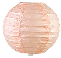 Creativery Lampions 10cm x 10 Stück Apricot Seidenpapier Laternen Papierlaternen