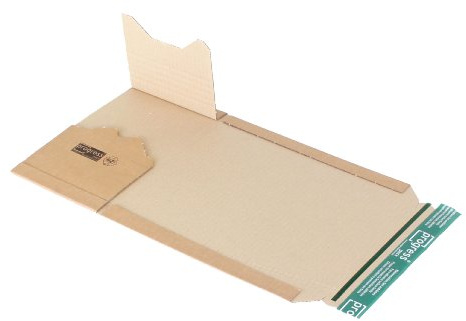 progressPACK Universal-Versandverpackung Premium PP B02.02 aus Wellpappe, DIN A5, 217 x 155 x bis 60 mm, 20-er Pack, braun