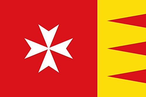 magFlags Bandera Large Municipio de Puertomarín Galicia, España | bandera horizontal | 1.35m² | 90x150cm