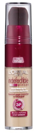 L'Oral Paris Indefectible Infallible 24-Hour Brush Foundation 145 Rose Beige