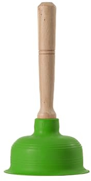 Buffalo Hochwertiger grüner Abflusssaugglocke – robuster Entsperrer – für Küche und Bad – 12 cm