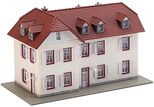 Faller FA 232216 - Zweistöckiges Winkelhaus, Zubehör für die Modelleisenbahn, Modellbau