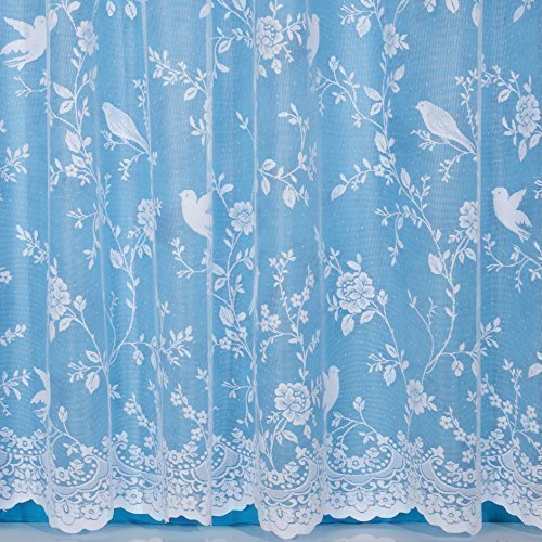 John Aird Robyn Design Net Curtain - Width Sold By The Metre (Drop: 40 / 102cm)