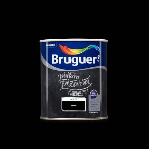 Bruguer Pintura Acrílica Pizarra Multisuperficie Negro 750 ml