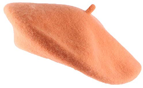 Léon Montane Baskenmütze Orange für Damen – Damen Gr. Einheitsgröße, Orange
