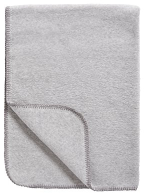 MEYCO Babydecke 100x150cm gewebt Kuscheldecke Made in Germany Grey Melange